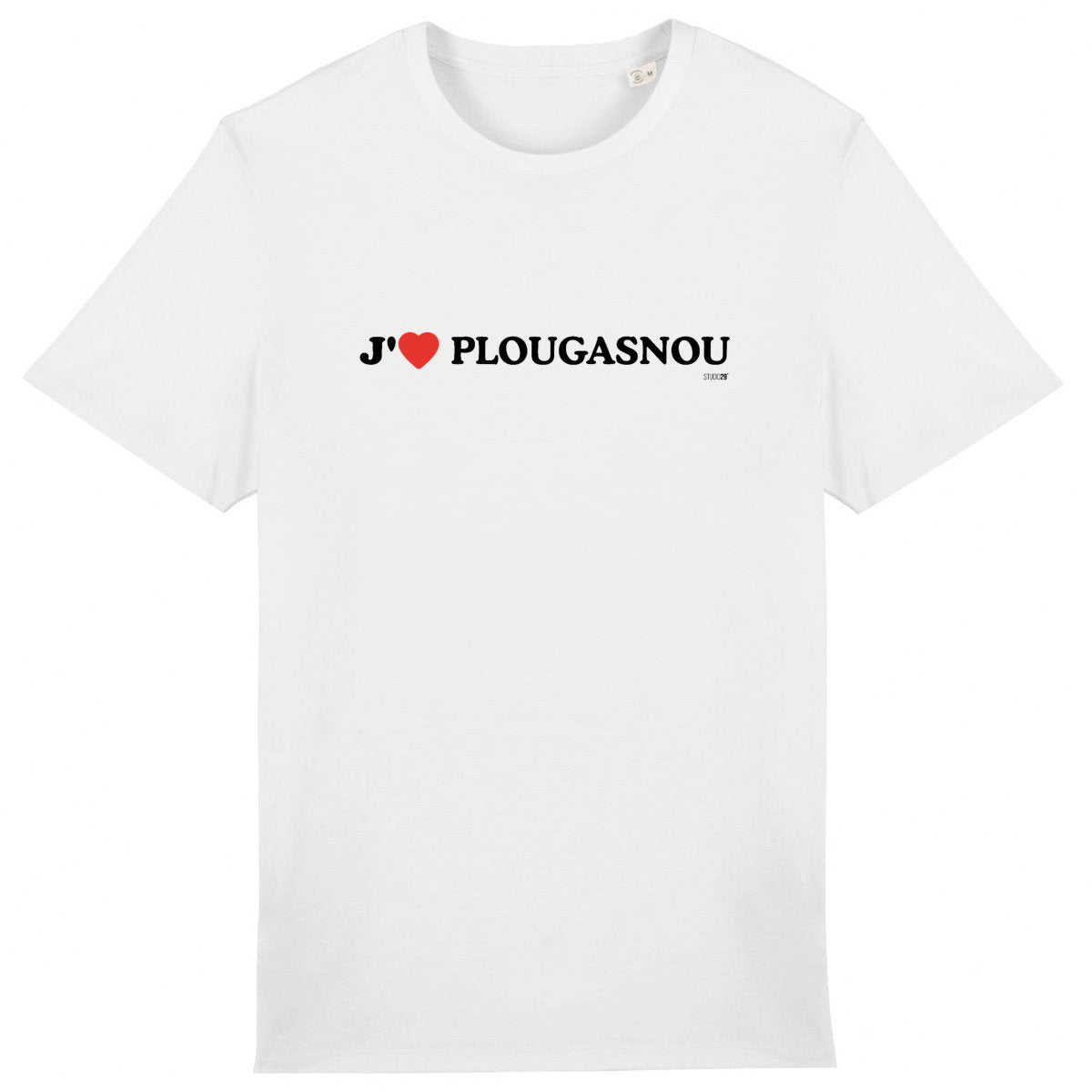 T-shirt Unisexe épais : Plouganiste et fier de l'être - face_0